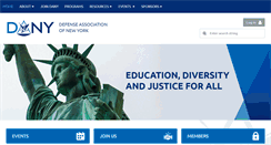 Desktop Screenshot of defenseassociationofnewyork.org