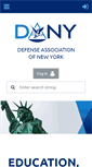 Mobile Screenshot of defenseassociationofnewyork.org